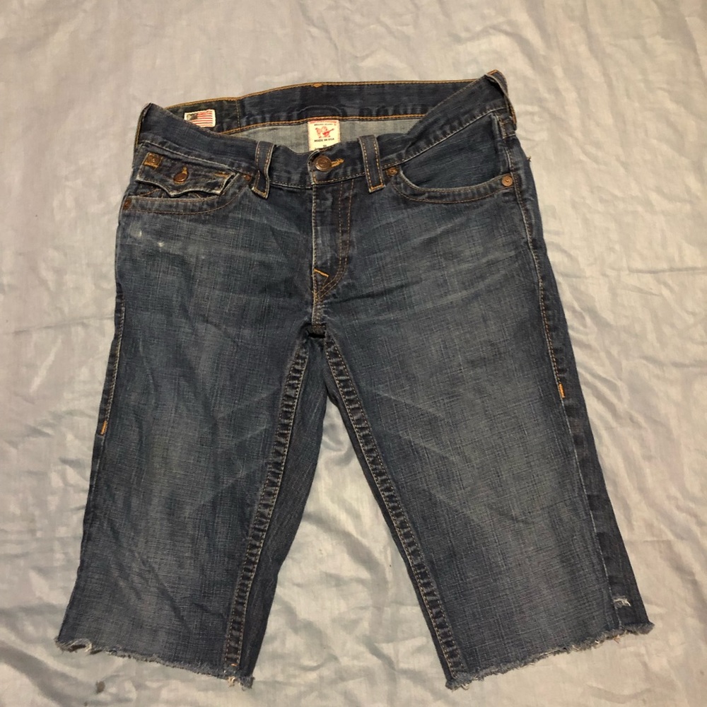 True religion true religion cut off shorts size 31